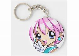 Image result for Cute Anime Girl Keychain