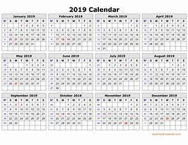 Image result for Calendar Book 2019