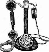 Image result for Vintage Phone Drawing
