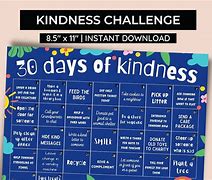 Image result for 30-Day Kindness Challenge for Kids
