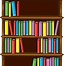 Image result for Library Bookshelf Clip Art