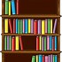 Image result for Books On Shelf Clip Art