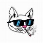 Image result for Cute Cat Smoking