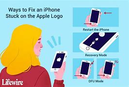 Image result for iPhone Stays On Apple Logo