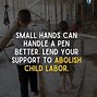 Image result for Stop Child Labour Slogans