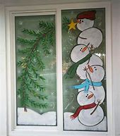 Image result for Christmas Painting On Old Windows