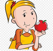 Image result for Eat Apple Clip Art