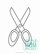 Image result for Scissors Stencil