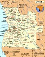 Image result for Mapa Com as Provincias De Angola