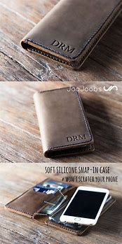 Image result for Leather iPhone Wallet Case