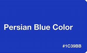 Image result for The Color Persian Blue Looks Like