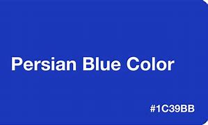 Image result for Persian Blue Color