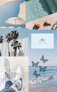 Image result for Aesthetic Blue Home Screen