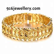Image result for 18 Carat Gold Bracelet for Men Made in India