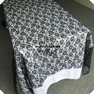 Image result for Black Lace Tablecloth