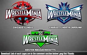 Image result for Custom WrestleMania Logo