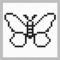 Image result for Pixel Butterfly