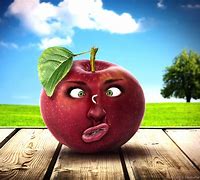 Image result for Funny Apple Face