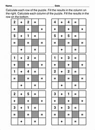 Image result for Free Fun Math Worksheets Easy