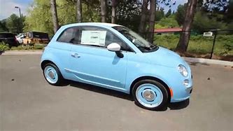 Image result for Fiat 500 Light Blue