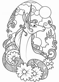 Image result for Unicorn Coloring Pages Awesome