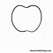 Image result for Simple Drawing of Apple