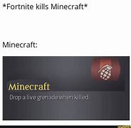 Image result for Minecraft Kills Fortnite