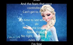 Image result for Let It Go Frozen Karaoke