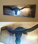 Image result for Metal Longhorn Wall Art