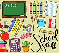 Image result for High School Supplies Clip Art