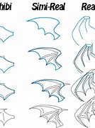 Image result for Folded Drawn Bat Wings
