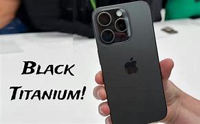 Image result for iPhone 15 Pro Black Titanium