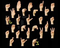 Image result for AM Sign Language