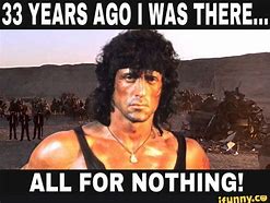 Image result for 70 Year Old Rambo Meme