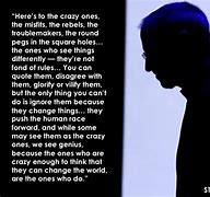 Image result for Steve Jobs Quotes Misfits