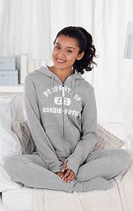 Image result for Adult Jersey Knit Footed Pajamas