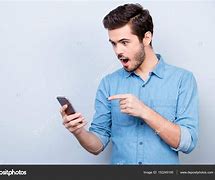 Image result for A Person Holding Phone and Shocked