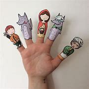 Image result for Little Red Riding Hood Finger Puppets