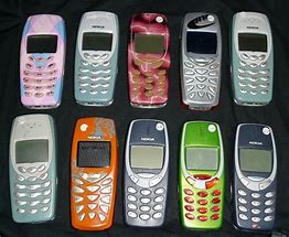 Image result for Orange and Blue Nokia Phone