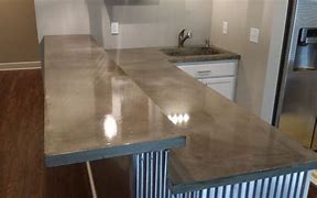 Image result for Gray Concrete Countertops
