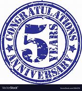 Image result for 5 Year Anniversary Congratulations