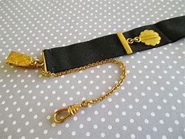 Image result for Victorian Mourning Ribbon with Unicorn