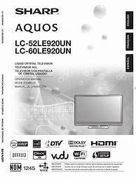 Image result for Sharp AQUOS Manual 52