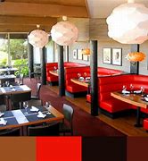 Image result for Sunny Restaurant Interior with Red