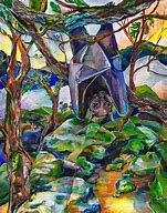 Image result for Bat Art