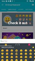 Image result for Hi Emoji Keyboard