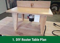 Image result for Homemade Router Table Plans