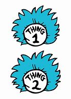 Image result for Thing 1 2 Template
