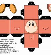 Image result for 3D Paper Character Template