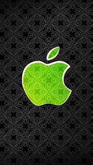 Image result for iPhone Black and White Apple Logo Wallpaper